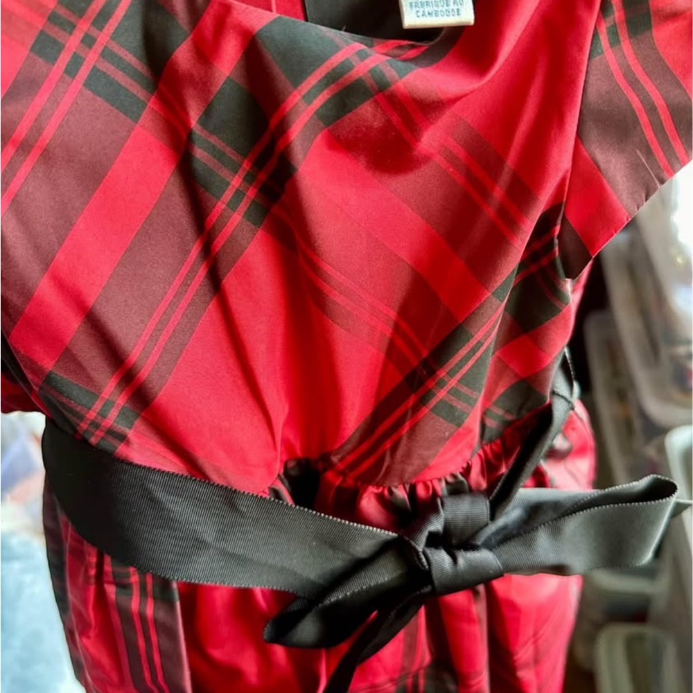 NWT Ralph Lauren Plaid Holiday/ Christmas Dress Kids Red‎ Black Size 2T